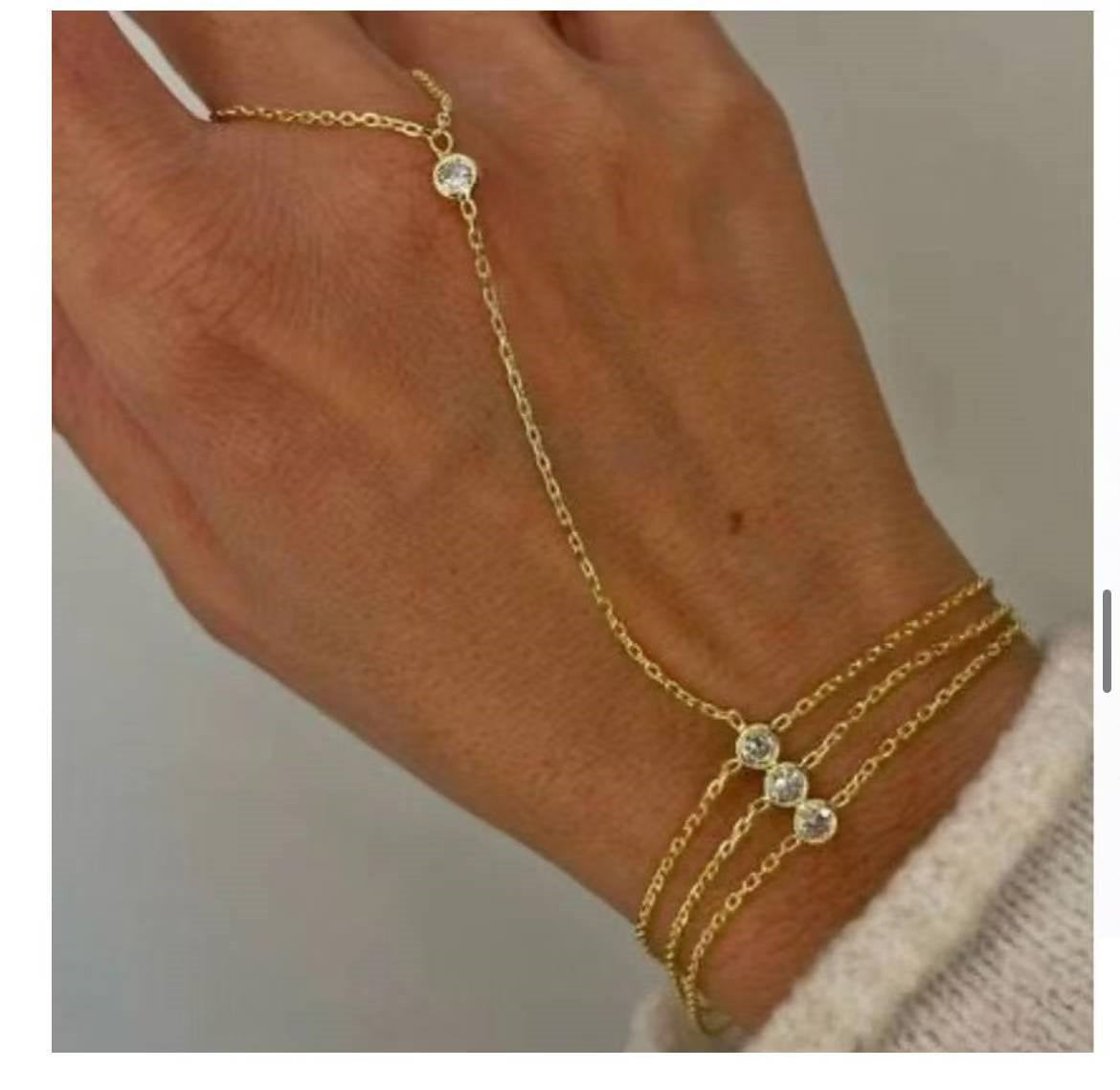 Lily Hand Chain